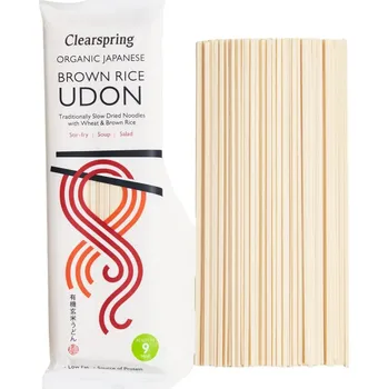 Clearspring BIO Udon japonské těstoviny s hnědou rýží