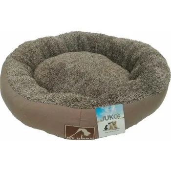 Pelíšek pro psa Pelíšek odolný My Home kruh hnědá S 53x10 cm