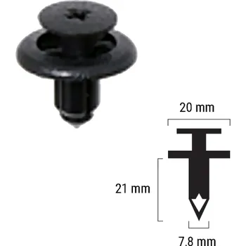 Plastový nýt RMS 121832015