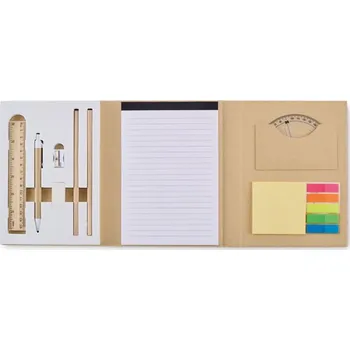 Zápisník Kancelářská sada s poznámkovým blo - CENOTE, béžová