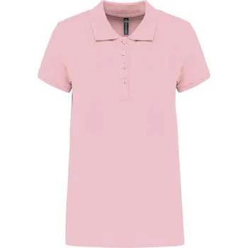 Dámské tričko Kariban Ladies’ Short-sleeved PiquÉ Polo Shirt, růžová (Light Pink)