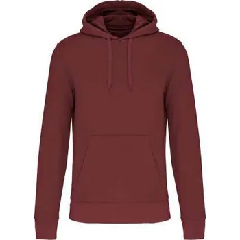 Pánská mikina Kariban Men's Eco-friendly Hooded Sweatshirt mikina, červená (Maroon)