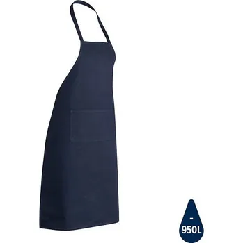 Nákupní taška Zástěra Impact ze 180g recyklované bavlny AWARE™, námořní mo, modrá