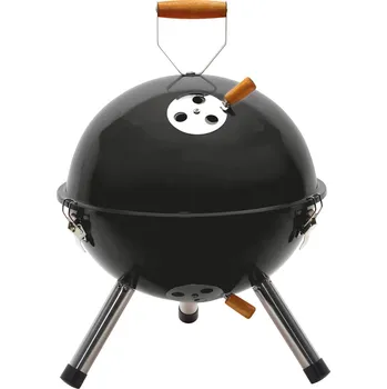 Zahradní gril Malý kulatý gril COOKOUT, černá