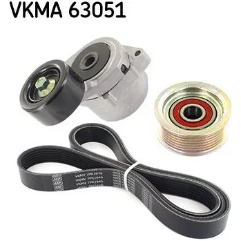 Sada žebrovaných klínových řemenů SKF VKMA 63051
