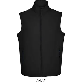 Pánská softshellová bunda Sol's Race Bw Men - Softshell Bodywarmer, černá (Black)