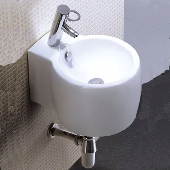 Umyvadlo BESTECO Tondo Keramické malé umývátko 35x30 cm