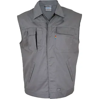 pracovní vesta Carson Kontrastní pracovní vesta CC700 Grey-Black XXL