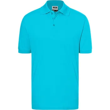 Pánské tričko James&amp;Nicholson Unisex polokošile JN070 Pacific 3XL