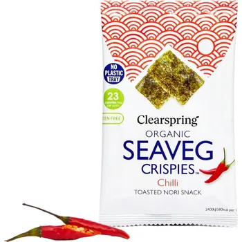 Koření Clearspring BIO Křupavé nori řasy s chilli