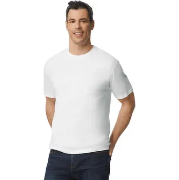 Chlapecké tričko Gildan Softstyle® Midweight Adult T-shirt, bílá (White)