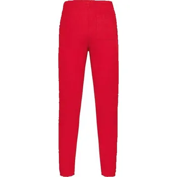 Proact Unisex Lightweight Cotton Tracksuit Bottoms, červená (Cherry Red)