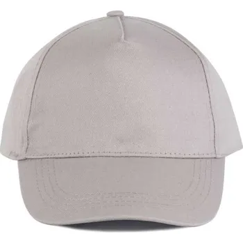 Čepice K-up Cotton Cap - 5 Panels, šedá (Ice Grey)