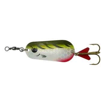 Umělá nástraha Dam Plandavka Effzett Standard Spoon Olive/Chartreuse Tiger UV Délka: 6,5cm, Hmotnost: 30g