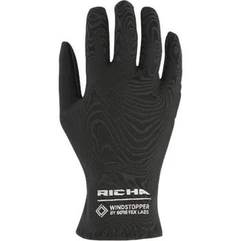 Moto rukavice Textilní vložky do rukavic RICHA UNDERCOVER černé - Velikost M