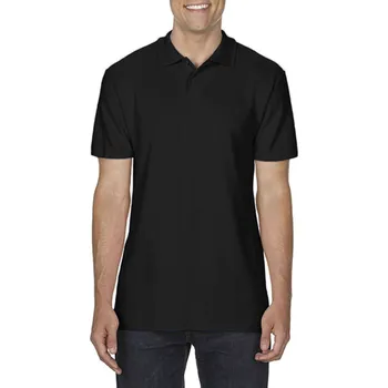 Gildan Softstyle® Adult Double PiquÉ Polo, černá (Black)