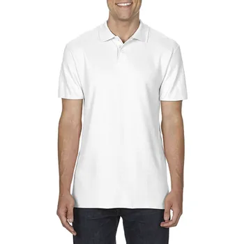 Gildan Softstyle® Adult Double PiquÉ Polo, bílá (White)