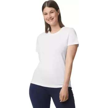 Gildan Softstyle® Midweight Women's T-shirt, bílá (White)