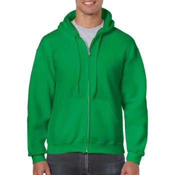 Oblečení a móda Gildan Heavy Blend™ Adult Full Zip Hooded Sweatshirt mikina, zelená (Irish Green)