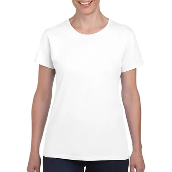 Pánské tričko Gildan Heavy Cotton™ Ladies' T-shirt, bílá (White)