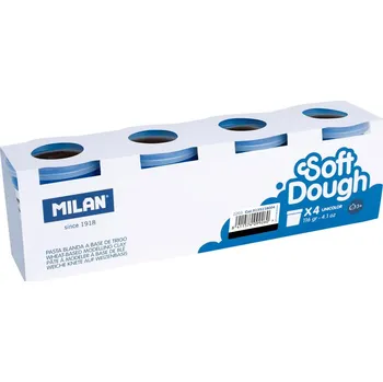 Modelovací hmota Plastelína MILAN Soft Dough čierna 116g /1ks