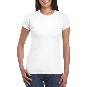 Pánské tričko Gildan Softstyle® Ladies' T-shirt, bílá (White)