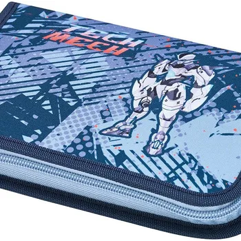 Penál HERLITZ plný, 2 chlopně - TechMech