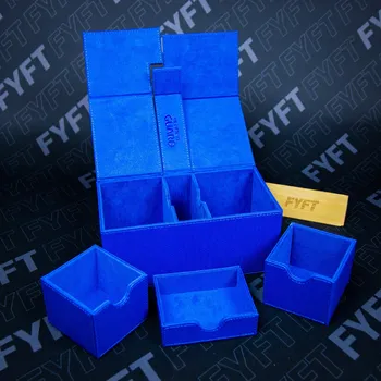 Příslušenství k deskovým hrám Twin Flip'n'Tray 200+ Xenoskin (UG) - deckbox na karty Barva: Modrá