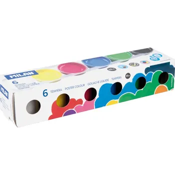 Vodová barva Sada temperových barev 25 ml / sada 6 ks