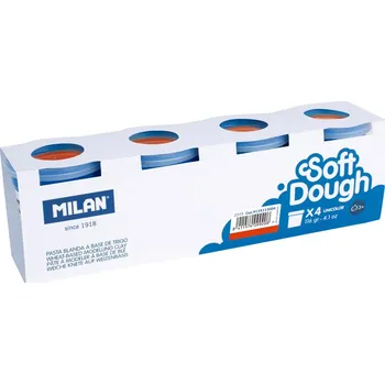 Modelovací hmota Plastelína MILAN Soft Dough červená 116g /1ks