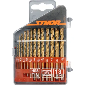 Vrták Sada vrtáků na kov Vorel(STHOR) 13 ks Titan