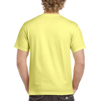 Pánské tričko Gildan Ultra Cotton™ Adult T-shirt, žlutá (Cornsilk)