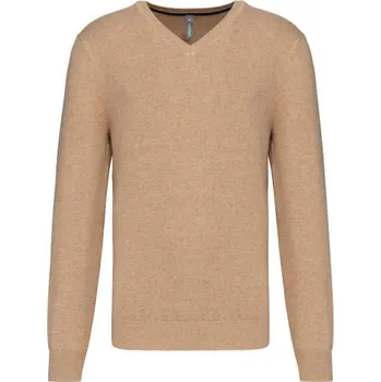 Zdravotnický oděv Kariban Premium V-neck Jumper, hnědá (Old Gold)