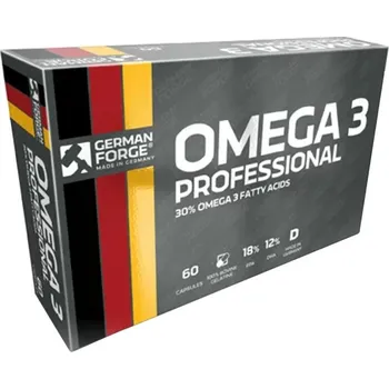 Fitness strava Ironmaxx German Forge Omega-3 Professional 60 kapslí
