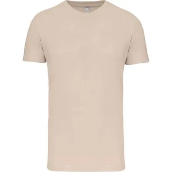 Pánské tričko Kariban Bio150ic Men's Round Neck T-shirt, hnědá (Natural)
