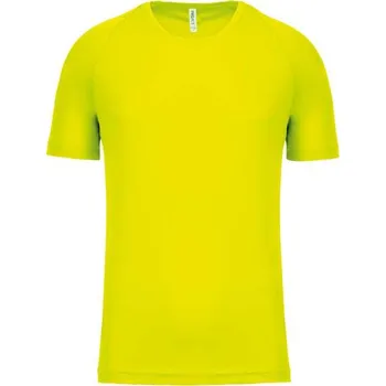 Proact Men's Short-sleeved Sports T-shirt, žlutá (Safety Green)