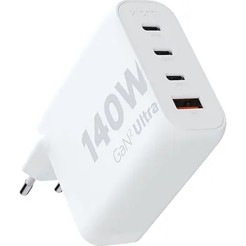Xtorm XEC140 GaN² Ultra 140W nástěnná nabíječka, bílá