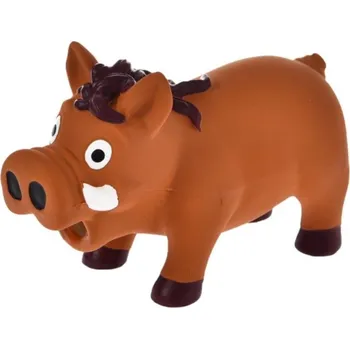 Hračka pro psa Hračka pes - divočák se zvukem latex 14,5 cm