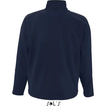 Sol's Relax - Men's Softshell Zipped Jacket, modrá (Navy)