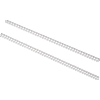 Sada skleněných brček DRINK TOGETHER, transparentní