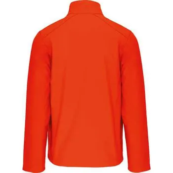 Pánská mikina Kariban Softshell Jacket, oranžová (Safety Orange)