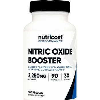 Anabolizér Nutricost Nitric Oxide Booster 750 mg 90 kapslí