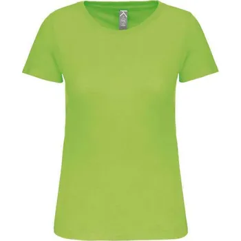 Dámské tričko Kariban Ladies' Bio150ic Crew Neck T-shirt, zelená (Lime)
