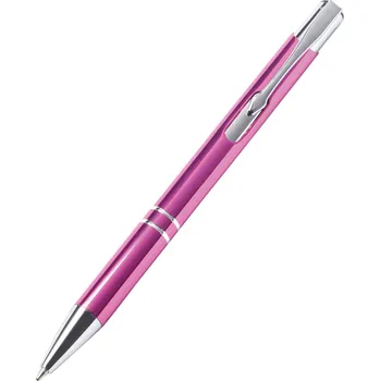 Hliníkové kuličkové pero TUCSON, růžová