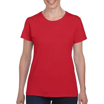 Pánské oblečení Gildan Heavy Cotton™ Ladies' T-shirt, červená (Red)