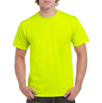 Pánské tričko Gildan Heavy Cotton™ Adult T-shirt, žlutá (Safety Green)