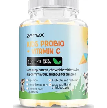 Přírodní produkt Zerex Kids Probio + Vitamín C, 120 kapslí