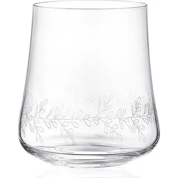 Sklenice Decor by Glassor Set skleniček, dekor jmelí