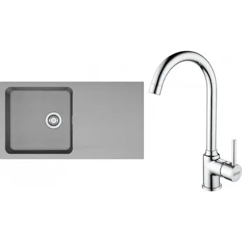 Tectonitový dřez FRANKE Set T98Š OID 611 šedá + FP 9000.031