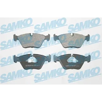 Brzdová destička Sada brzdových destiček, kotoučová brzda SAMKO 5SP296